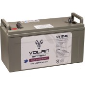 Resim Volan Battery 12 Volt 125 Ah (Amper) Jel Akü 