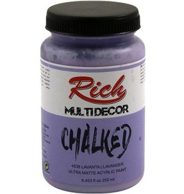 Resim Rich Multi Decor Chalked Akrilik Boya Lavanta 250Ml 