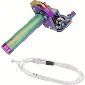 Resim Hightower Rainbow 22mm Cnc Alüminyum Motor Gaz Kumanda Kol Evrensel Dirt Bike Atv 
