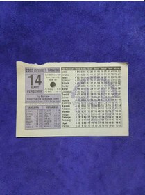 Resim 14 Mart 2002 Takvim Yaprağı - Nostalji Koleksiyonluk Takvim Yaprağı 