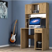 Resim Moxen Mobilya C3 Kitaplıklı Çalışma Masası 