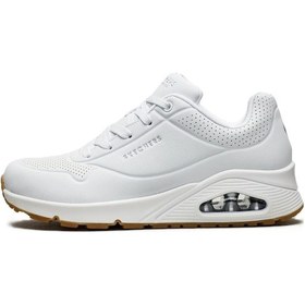 Resim Skechers Uno-stand On Air Memory Foam Womens Sneaker White Hafızalı Taban Kadın Günlük Spor Ayakkabı Beyaz 