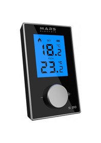 Resim Mars S20 Kablosuz Oda Termostatı Siyah 