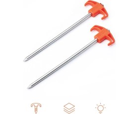Resim Naturehike Çadır Kazığı 25 cm ( Galvanizli Demir ) (2 Pcs) 