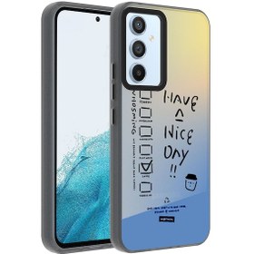 Resim Galaxy Uyumlu A54 Kılıf Desenli Hptk Dragon Sert Kapak - Have Have 