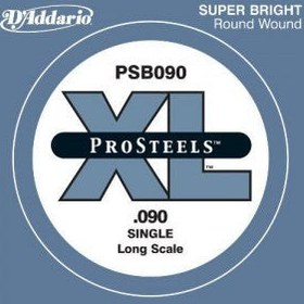 Resim D'Addario PSB090 XL ProSteels Bas Gitar Tek Tel (90) 