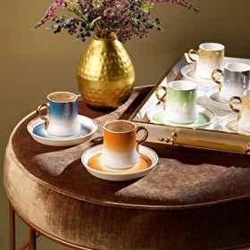 Resim Schafer Belus 6 Kişilik Kahve Fincan Seti 12 Parça-Asorti01 