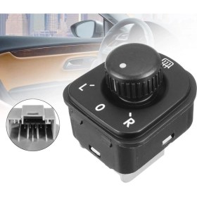 Resim CRN Volkswagen Golf 5 Dikiz Ayna Ayar Düğmesi 2003-2004-2005-2006-20 