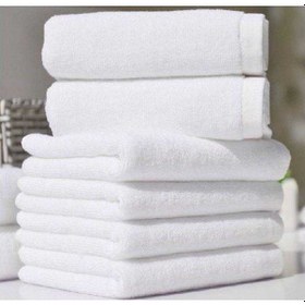 Resim Nevresim Dünyası Otel Tipi 6'Lı 50X90 Yüz Havlusu Beyaz 