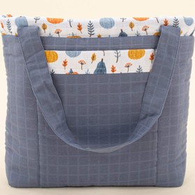 Resim Bebek Bakım Çantası - İndigo Muslin - Mavi Balkabağı 