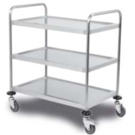 Resim Pimak Servis ve Taşıma Arabası 3 Katlı 55 x 66 x 90 (cm) 