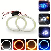 Resim 60mm/2.3in Araba Motosiklet Melek Gözü LED Halo Işık, Evrensel 12V için 