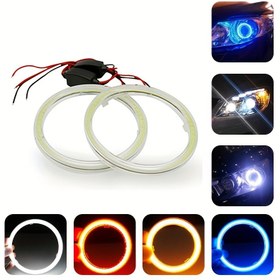 Resim 60mm/2.3in Araba Motosiklet Melek Gözü LED Halo Işık, Evrensel 12V için 