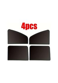 Resim Chuangyinshop 4 Parça Araç Güneşlik Seti Ön 2 Arka 2 Manyetik Yan Cam Perdesi Isı Yalıtımı Serinletme Uyku Kamp 