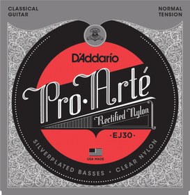 Resim D'Addario EJ30 Classics Serisi Klasik Gitar Tel Seti (Normal Tension - Naylon) 