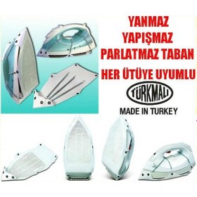 Resim Yanmaz Yapışmaz Teflon Ütü Altlığı Yaylı Ütü Tabanı 