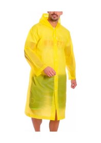 Resim Unisex Sarı Eva Kumaş Su Rüzgar Geçirmez Yağmurluk Sarı 