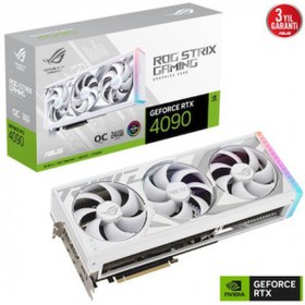 Resim ASUS ROG-STRIX-RTX4090-O24G-WHITE 24GB GDDR6X HDMI DP 384Bit 