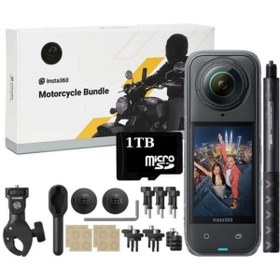 Resim Insta360 X5 360 Derece 8K Aksiyon Kamera Motosiklet Kit 1TB ( FOTO EKSPRES ) 