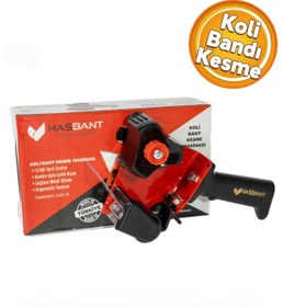 Resim HASBANT Keskin Uçlu Çelik Bıçaklı Metal Gövde Koli Bant Kesme Makinası 