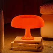 Resim Modern LED Mantar Masa Lambası, Yatak Odası, Masa, Oturma Odası, Ofis için Uygun, 3 Renk Sıcaklığı Ayarlı 