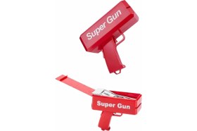 Resim MCM Group Para Dolar Atma Makinası Super Money Gun Para Saçma Fırlatma Tabancası 