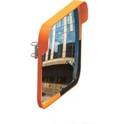 Resim İlgi Trafik Dış Mekan Aynası Kare Trafik Güvenlik Aynası Otopark Ayna 40x60 cm Kare Sarı 