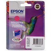 Resim Epson T0803 C13t08034020 Kırmızı Orjinal Kartuş 