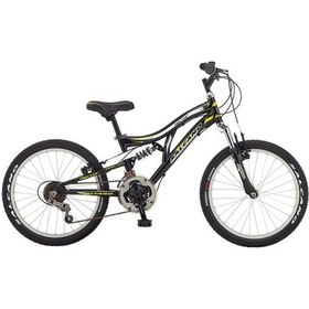 Resim Salcano hector 20 çocuk bisikleti, çift süspansiyon 18 vites mat 