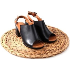 Resim Papuçcity Frzn 02874 6 Cm Kadın Topuklu Sandalet 001 