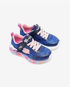 Resim Skechers Eternal Heart Lıghts Büyük Kız Çocuk Lacivert Işıklı Spor Ayakkabı 302696l Nvmt Lacivert 