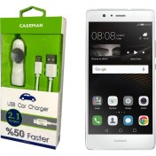 Resim Case Man Huawei P9 Araç Şarj Cihazı Adaptör + Data Kablosu Hızlı Şarj Özellikli 