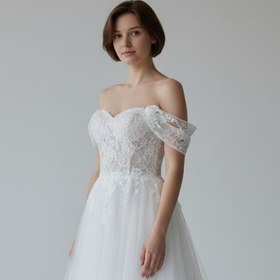 Resim bride in love Fransız dantelli gelinlik,nikah elbisesi, gelinlik 