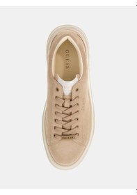 Resim Guess Elba Hakiki Deri Erkek Sneaker Ayakkabı Fmtlbasue12 Bej 