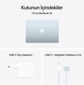 Resim Macbook Air M4 24 GB 512 GB SSD 13.6" Mc6v4tu/a Gök Mavisi Dizüstü Bilgisayar (Outlet) 