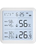 Resim Moveevo Bluetooth Sıcaklık Ve Nem Sensörü, Uzaktan Veri İzleme, Otomatik Alarm, Aaa Pil İle Çalışır Pil Dahil Değil , Beyaz 