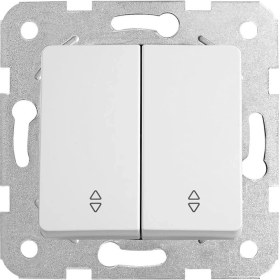 Resim Mena Rise Linnera Life Sedef Beyaz Komütatör Vavien Mekanizma ve Düğme 