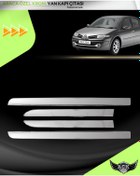 Resim ACK Dizayn RENAULT MEGANE 2 ARACA ÖZEL ÜRETİM KROM YAN KAPI ÇITASI A+ PASLANMAZ ÇELİK 