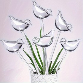 Resim 6 adet/10 adet Tembel Bitki Sulama Makinesi, Kuş Şekilli Kendi Kendine Sulama Topu - Dayanıklı Plastik, Doldurmak Kolay Otomatik Bitki Sulama Makinesi, Kapalı ve Açık Alan Kullanımı İçin Uygun, Sulama Sistemi 