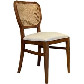 Resim Verano Hazeranlı Ahşap Sandalye Ceviz 