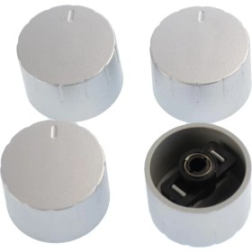 Resim Mena Rise Beko ile Uyumlu Setüstü Ocak Düğmesi Gri Düğme Takımı Seti 