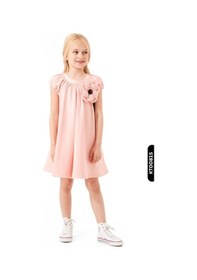 Resim Xo Kids Kız Elbise 3-8 Yaş 24198 Turuncu 