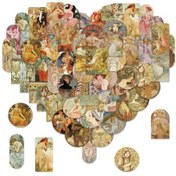 Resim Gençler Ve Yetişkinler İçin 54 Klasik Sanat Eseri, Rönesans Çıkartmaları, Aquarius Dizüstü Bilgisayarları İçin Vintage Çıkartmalar Çok Renkli 