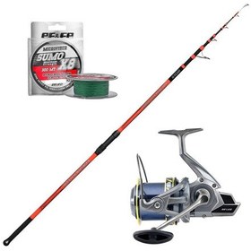 Resim Effe Fighter 9000 - Ryobi Cobia 425cm 100-300gr Surf Olta Seti 
