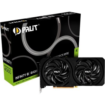 Palit Nvidia Geforce RTX4060 Infinity Dual Gddr6 8 GB 128 Bit Ekran Kartı