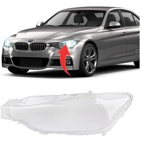 Resim gkl Bmw 3 Serisi F30 Sol Far Camı 2012-2015 63117339385 