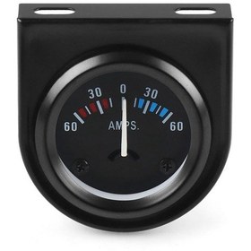 Resim Araba Modifiye 12v Evrensel Ampermetre 52mm Araba Akım Ölçer 60 - 0 - 60 1252 