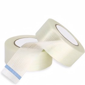 Resim Ekstra Güçlü Su Geçirmez Fiberglas Paketleme Bandı, 3.0cm x 29.99 metre - Günlük Ofis Kullanımı için Dayanıklı Şeffaf Bağlama Bandı, Viskozite, Güçlendirilmiş, Serisin 