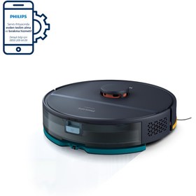 Resim Philips 2000 Serisi Islak Kuru Moplu Robot Süpürge, Yüksek Emiş Gücü, Uzun Çalışma Süresi, XU2000/10 