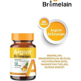 Resim Bromelain Içeren Takviye Edici Gıda 500 Mg 60 Tablet 
